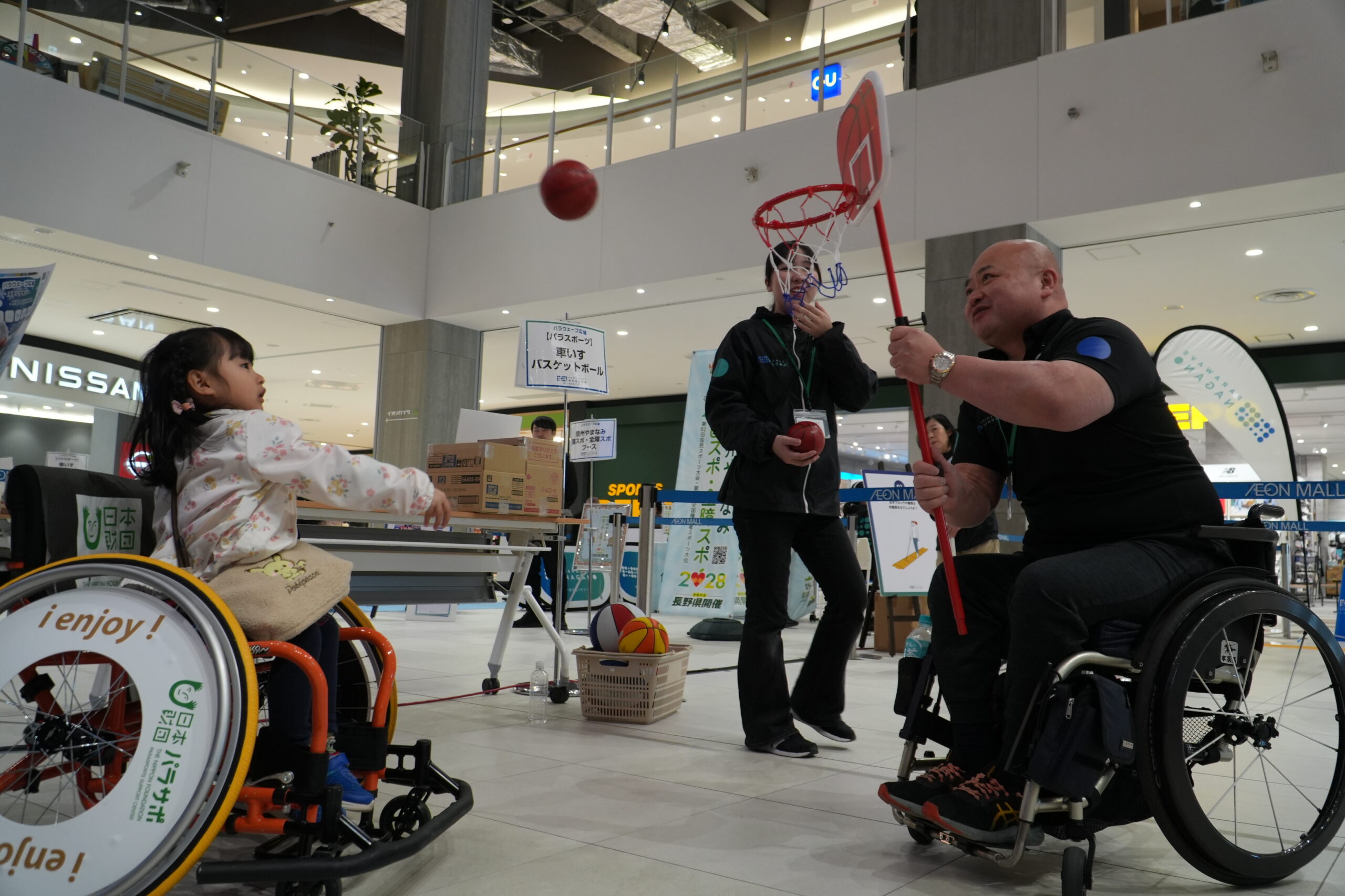 「パラウェーブ広場inイオンモール須坂」を開催しました！